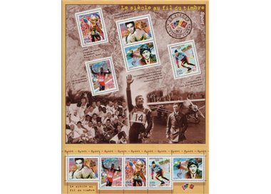 FRANCE 2000 The 20th Century (Sport) s/s MNH**