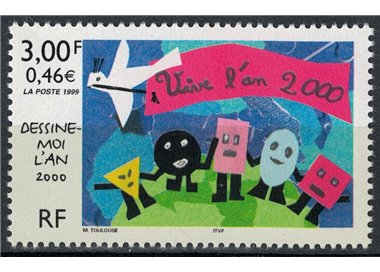 FRANCIA 1999 Il futuro dei francobolli MNH**