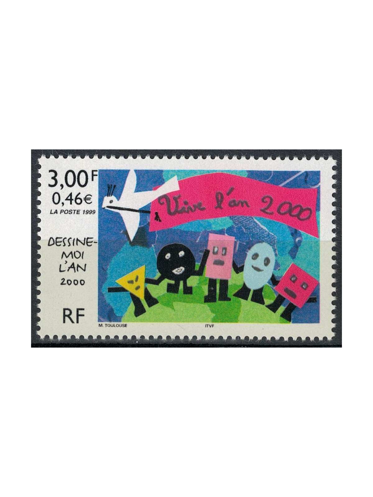 FRANCE 1999 The Future of Stamps MNH**