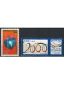 FRANCIA 1999 I migliori auguri per il 2000 2v MNH**