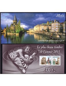 FRANCE 2012 The most beautiful stamp of 2011 (Philatelic Souvenir)