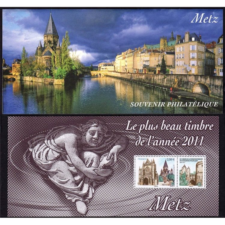 FRANCE 2012 The most beautiful stamp of 2011 (Philatelic Souvenir)