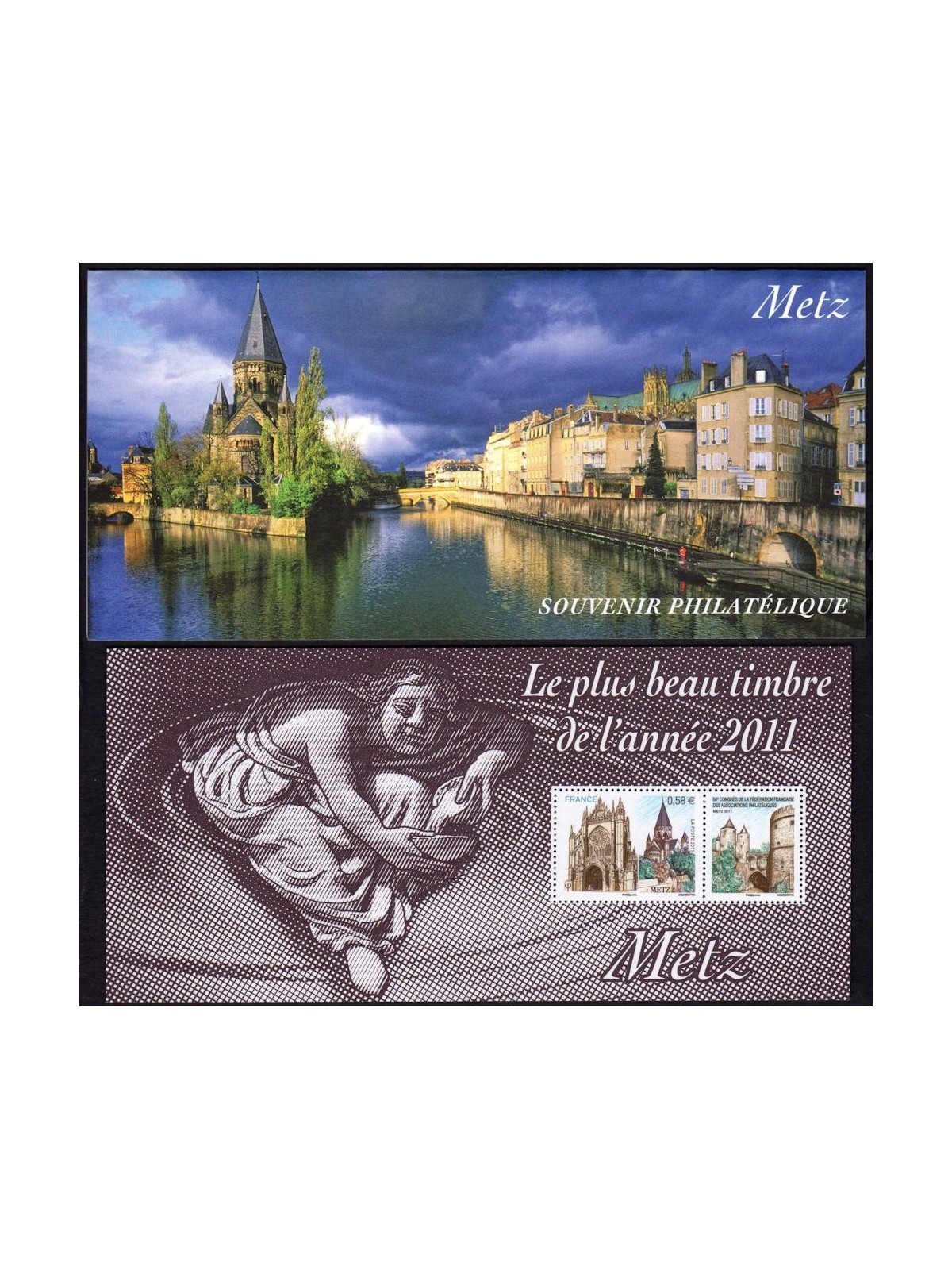 FRANCIA 2012 Il più bel francobollo del 2011 (Souvenir Filatelico)
