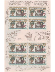 CECOSLOVACCHIA 1992 Europa MF MNH**