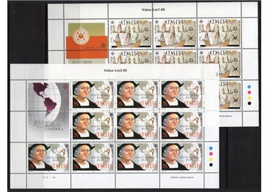 MALTA 1992 Europe 2 m/s MNH**