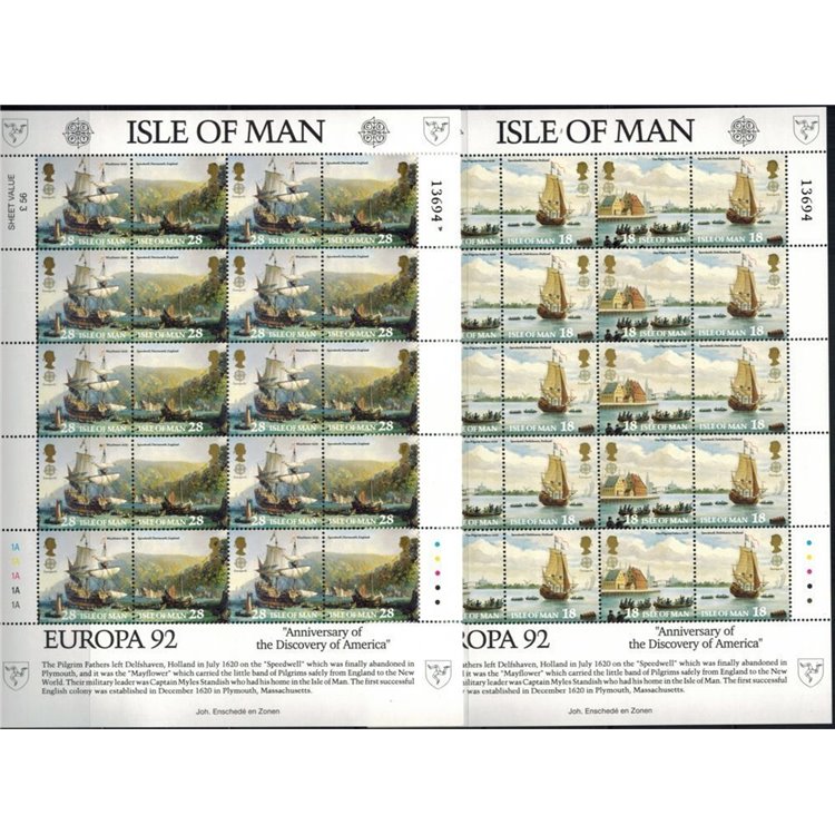 MAN 1992 Europa 2 MF MNH**