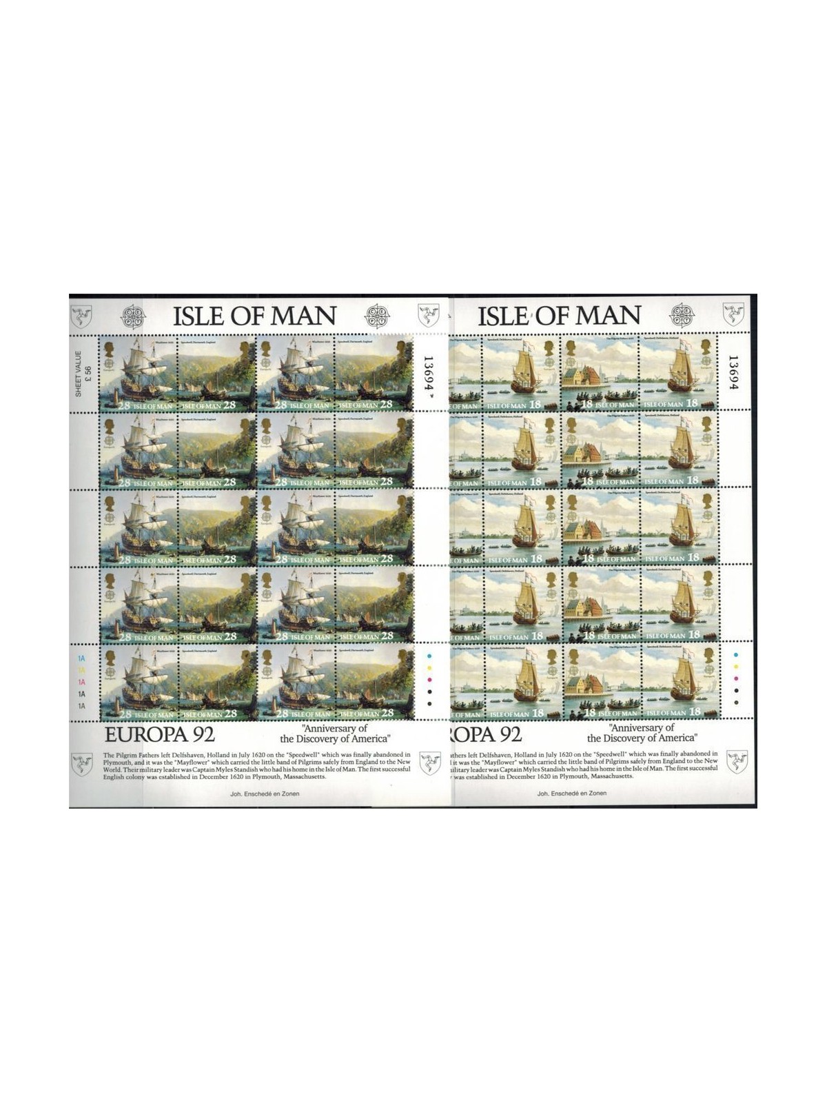 MAN 1992 Europe 2 m/s MNH**