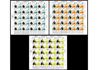 JERSEY 1992 Europe 3 m/s MNH**