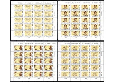 GUERNSEY 1992 Europe 4 m/s MNH**