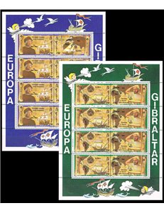 GIBILTERRA 1992 Europa 2 MF MNH**