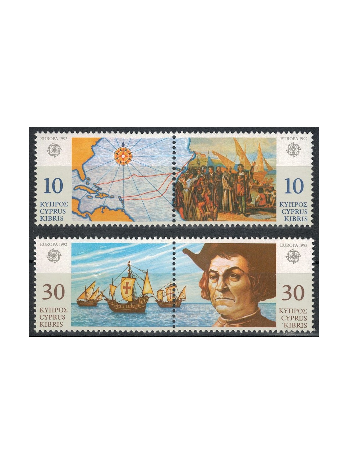 CIPRO 1992 Europa 4v MNH**