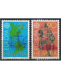 SVIZZERA 1992 Europa 2v MNH**