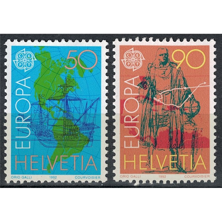 SVIZZERA 1992 Europa 2v MNH**