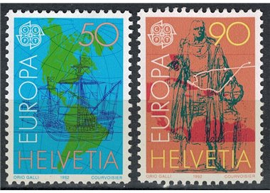 SVIZZERA 1992 Europa 2v MNH**