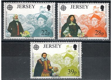 JERSEY 1992 Europe 3v MNH**
