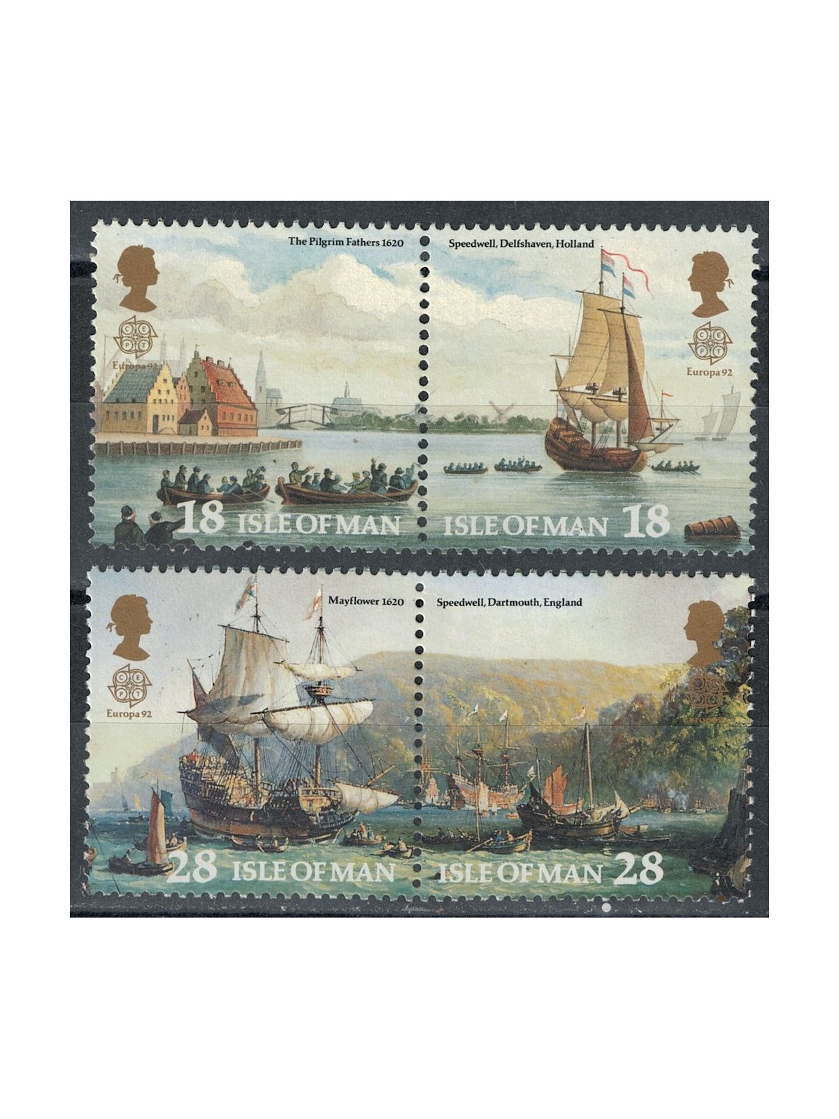 MAN 1992 Europe 4v MNH**