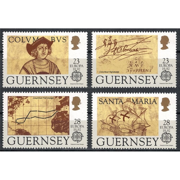 GUERNSEY 1992 Europa 4v MNH**