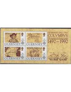 GUERNSEY 1992 Europe s/s MNH**