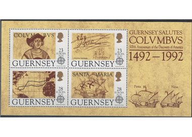 GUERNSEY 1992 Europa BF MNH**