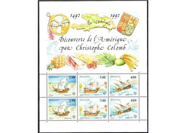 MONACO 1992 Europe s/s MNH**