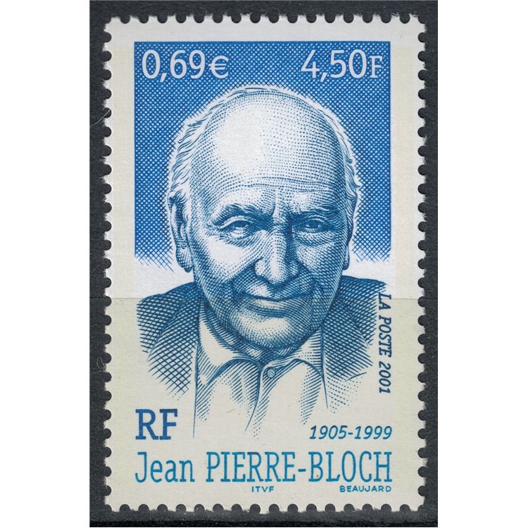 FRANCE 2001 Jean Pierre Bloch MNH**