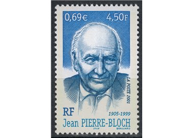 FRANCIA 2001 Jean Pierre Bloch MNH**