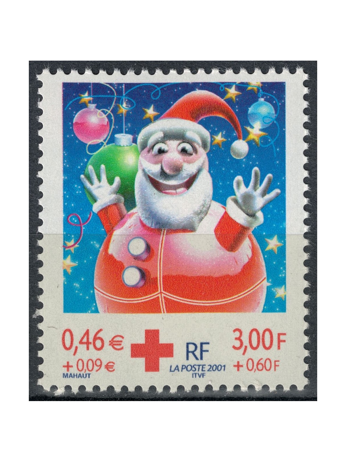 FRANCE 2001 Pro Red Cross MNH**
