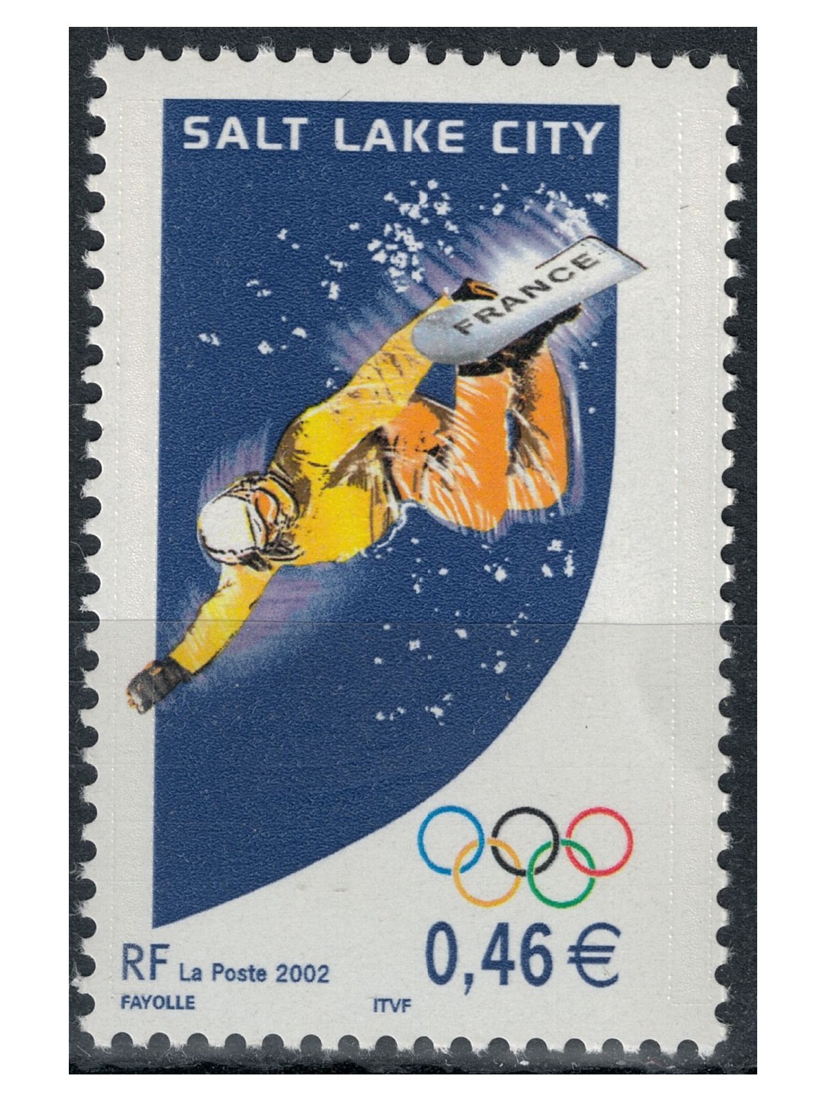 FRANCIA 2002 Olimpiadi di Salt Lake City MNH**