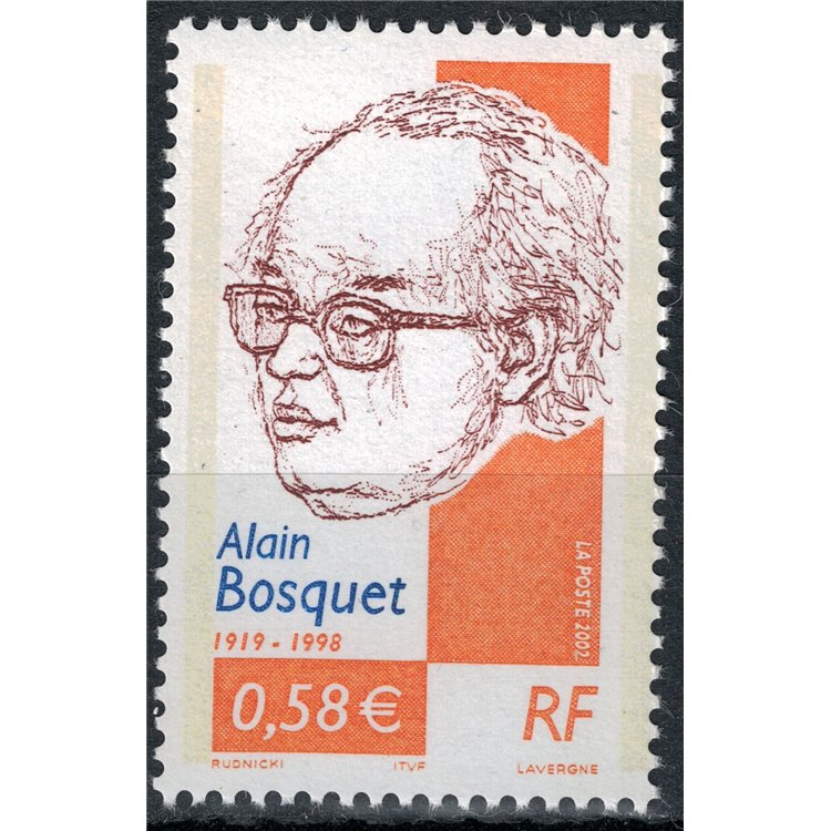 FRANCE 2002 Alain Bosquet MNH**