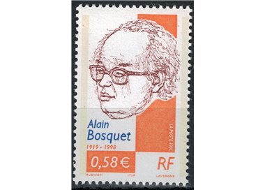 FRANCIA 2002 Alain Bosquet MNH**