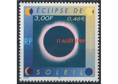 FRANCE 1999 Solar Eclipse MNH**