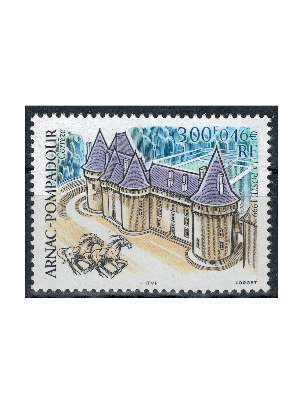 FRANCIA 1999 Turistica, Arnac-Pompadour MNH**