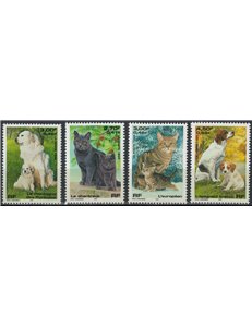 FRANCE 1999 Cats and Dogs 4v MNH**