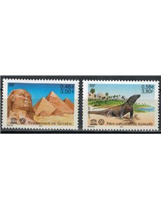 FRANCIA 2001 Francobolli di Servizio (UNESCO) 2v MNH**