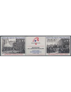 FRANCE 1988 French Revolution 2v MNH**