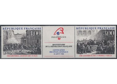 FRANCE 1988 French Revolution 2v MNH**