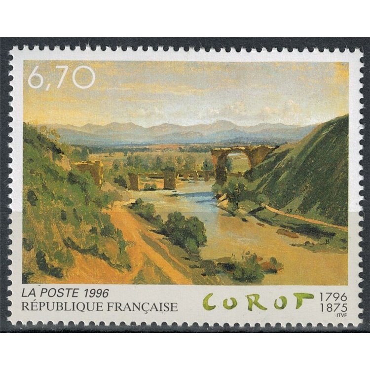FRANCE 1996 Art (Jean Baptiste Corot) MNH**