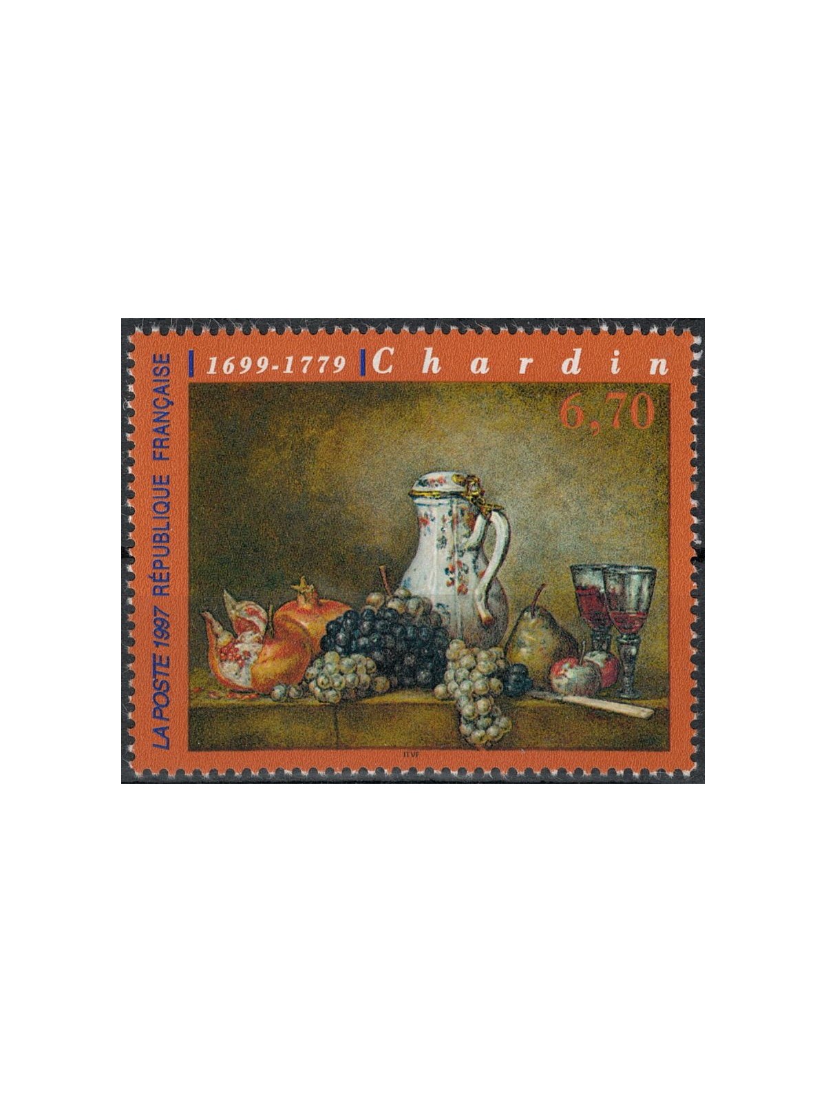 FRANCE 1997 Art (Chardin) MNH**