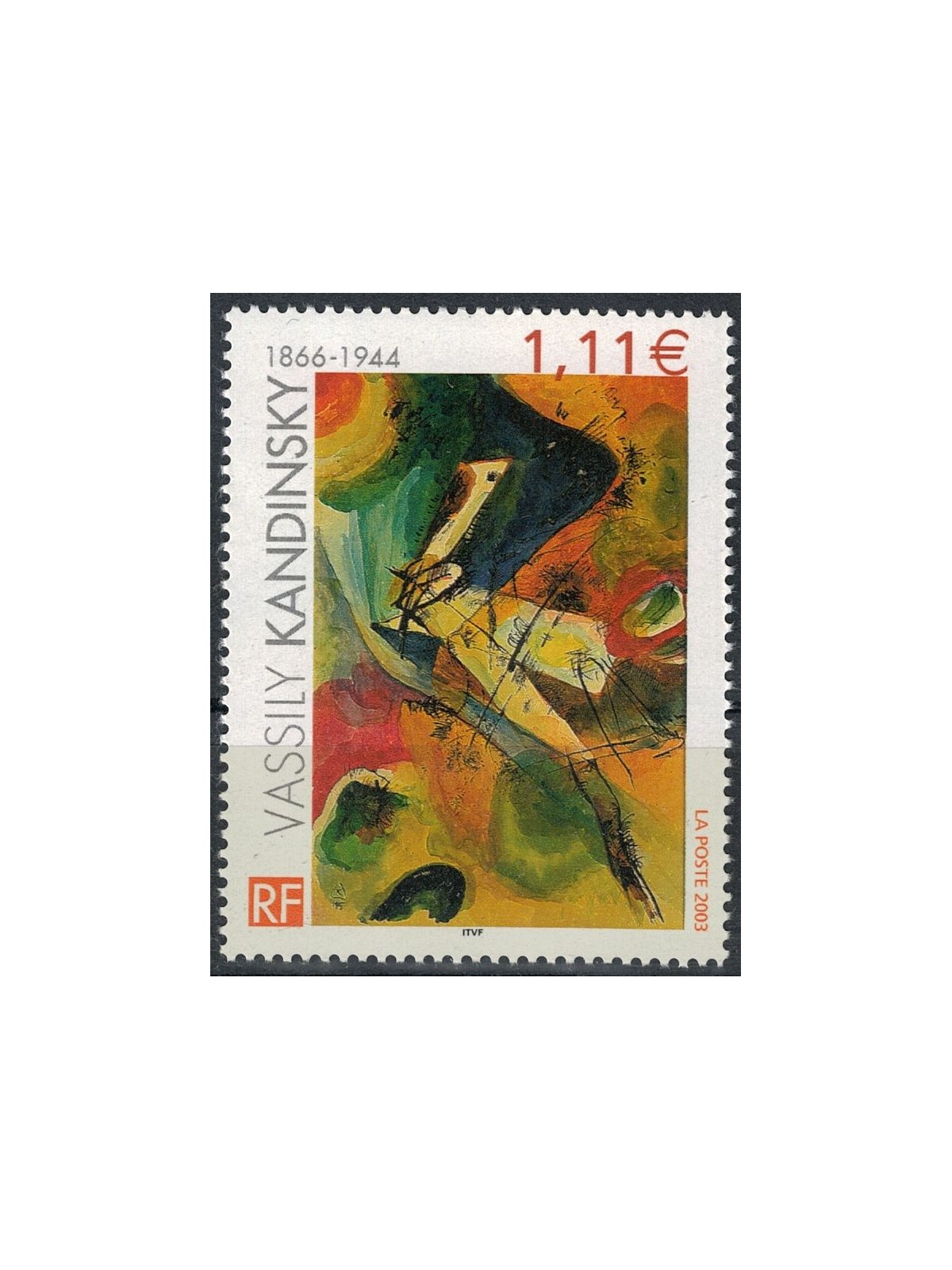 FRANCE 2003 Art (Vassily Kandinsky) MNH**