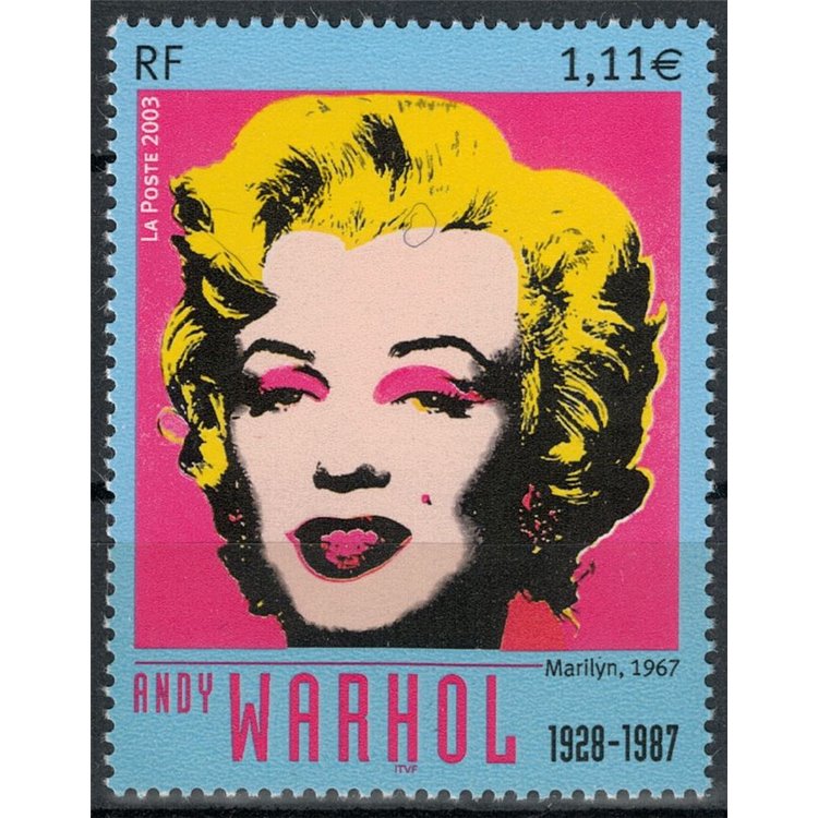 FRANCIA 2003 Arte (Andy Warhol) MNH**