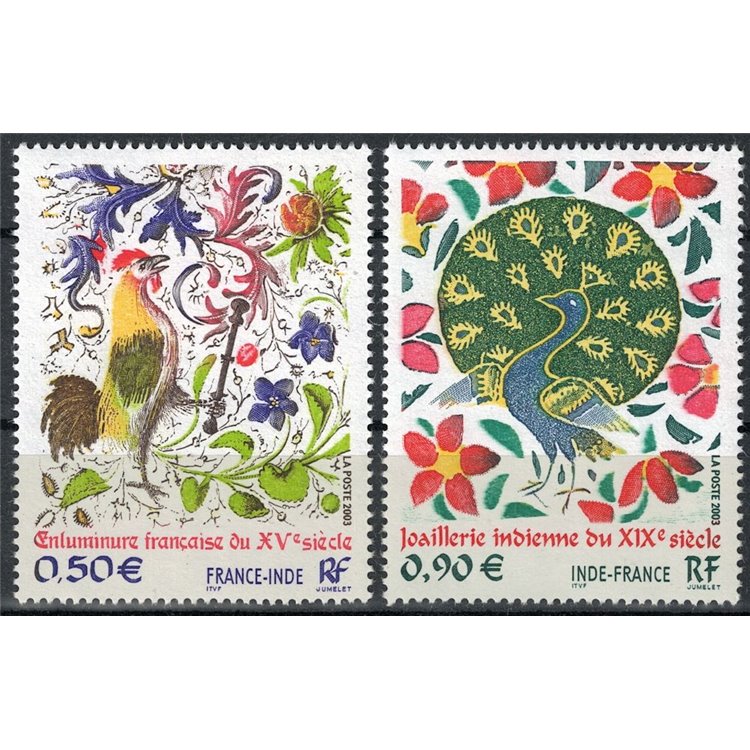 FRANCE 2003 Artistic Twinning 2v MNH**