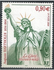 FRANCIA 2004 Arte (Auguste Bartholdi) MNH**