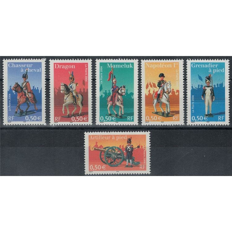 FRANCE 2004 Napoleon and the Imperial Guard 6v MNH**