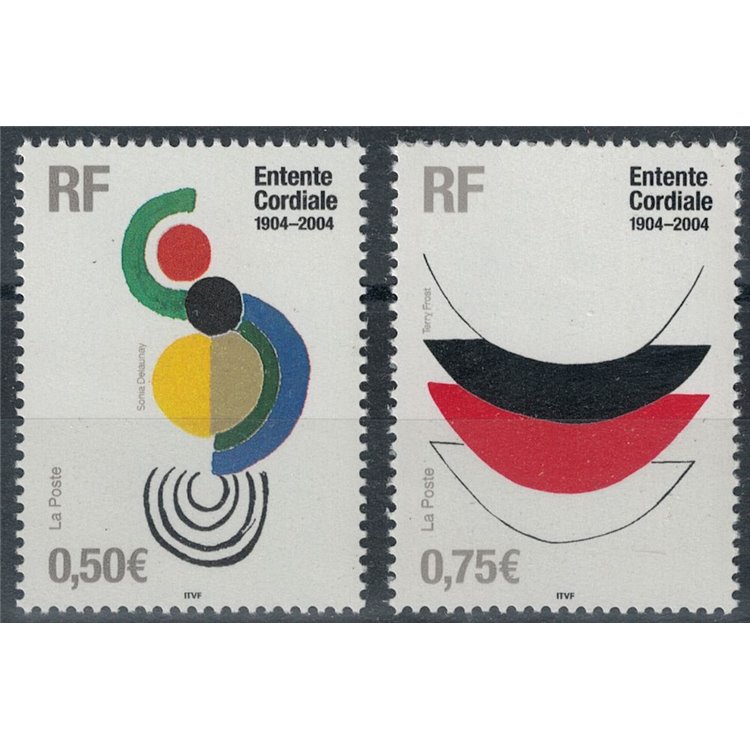 FRANCIA 2004 Entente Cordiale 2v MNH**