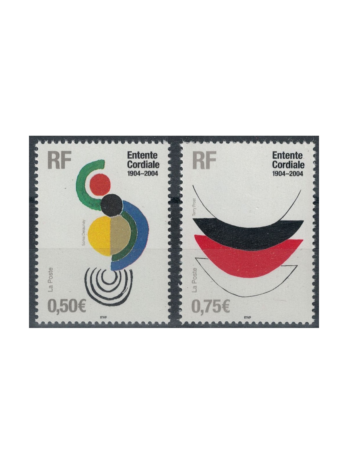 FRANCE 2004 Entente Cordiale 2v MNH**