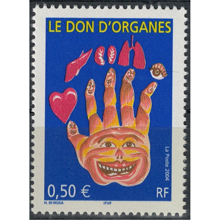 FRANCIA 2004 Donazione degli organi MNH**