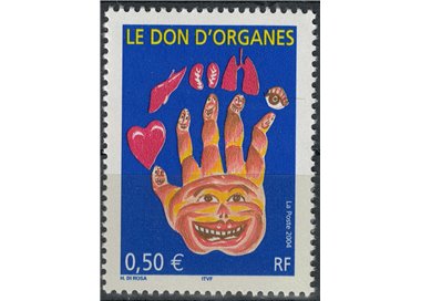 FRANCE 2004 Organ donation MNH**