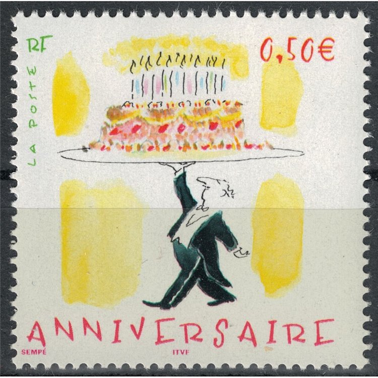 FRANCE 2004 Greeting Stamps (Birthday) MNH**
