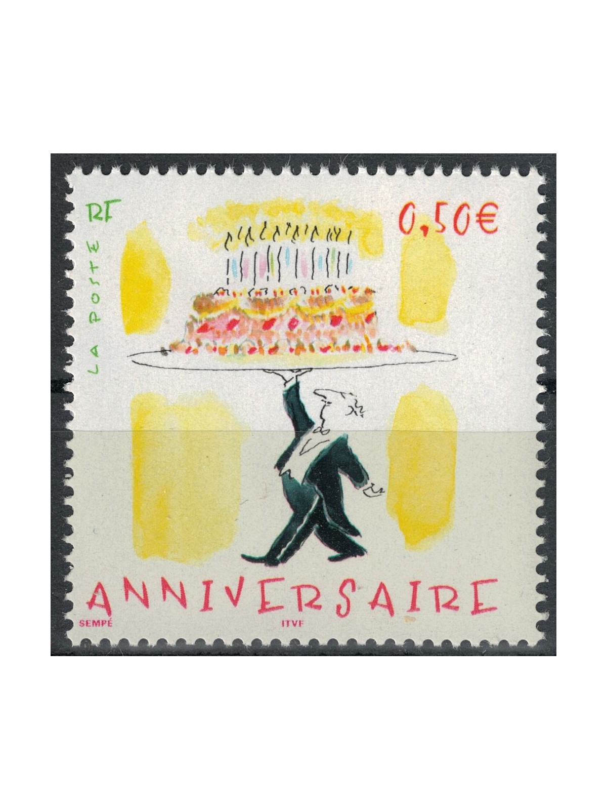 FRANCIA 2004 Francobolli per saluti (Compleanno) MNH**