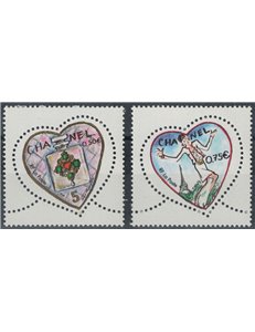 FRANCE 2004 Valentine's Day (Chanel) 2v MNH**